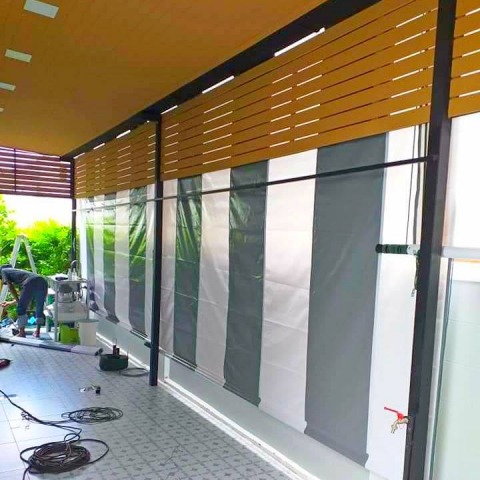 ผ้าใบชักรอก ราคาโรงงาน